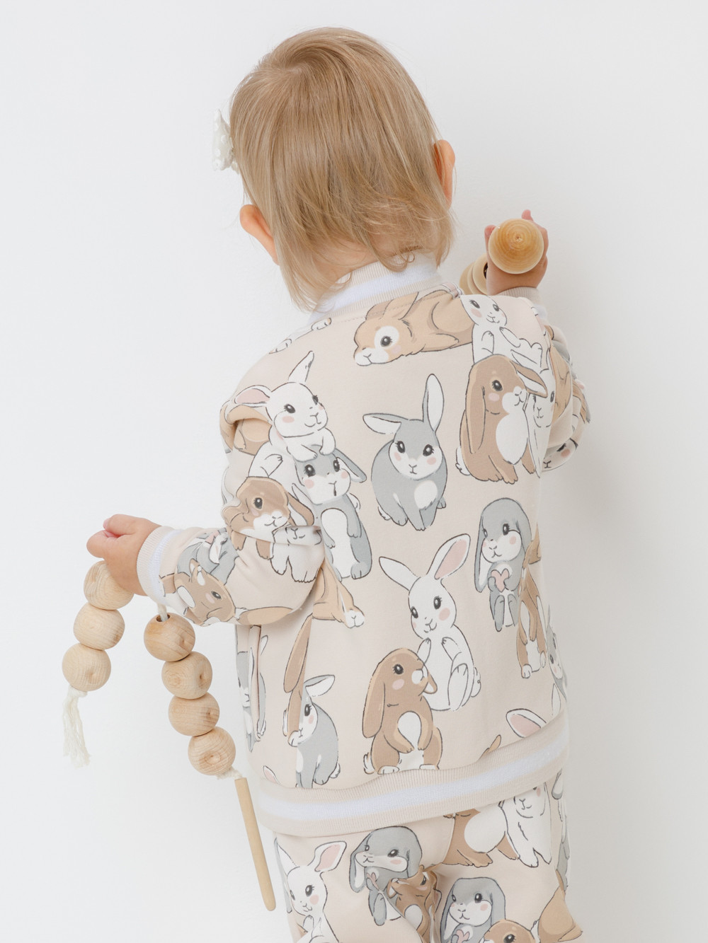 Жакет для девочки, артикул: КР 302899, цвет: бежевый, фото 5