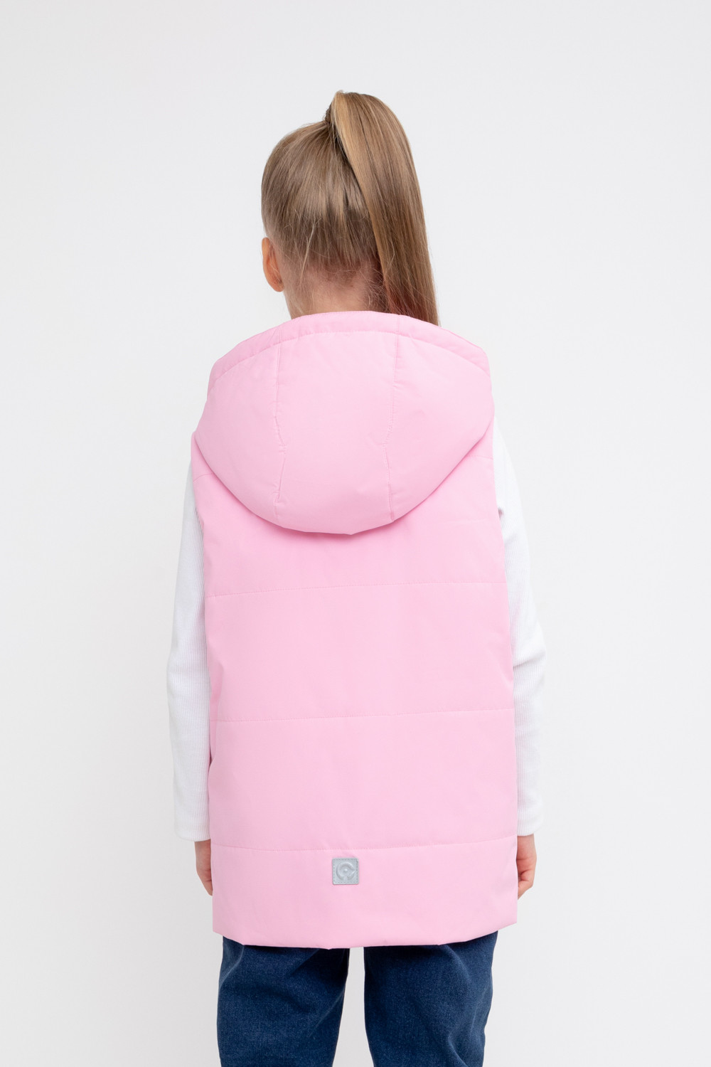 Жилет для девочки, артикул: ВК 35011/6 ГР, цвет: розовый, фото 5