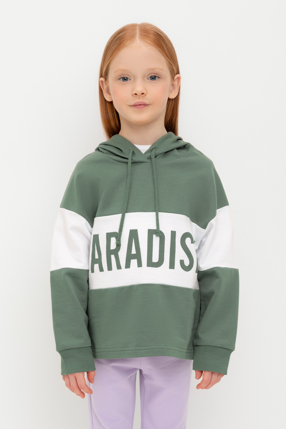 Джемпер для девочки, артикул: К 301691, цвет: зеленый, фото 5