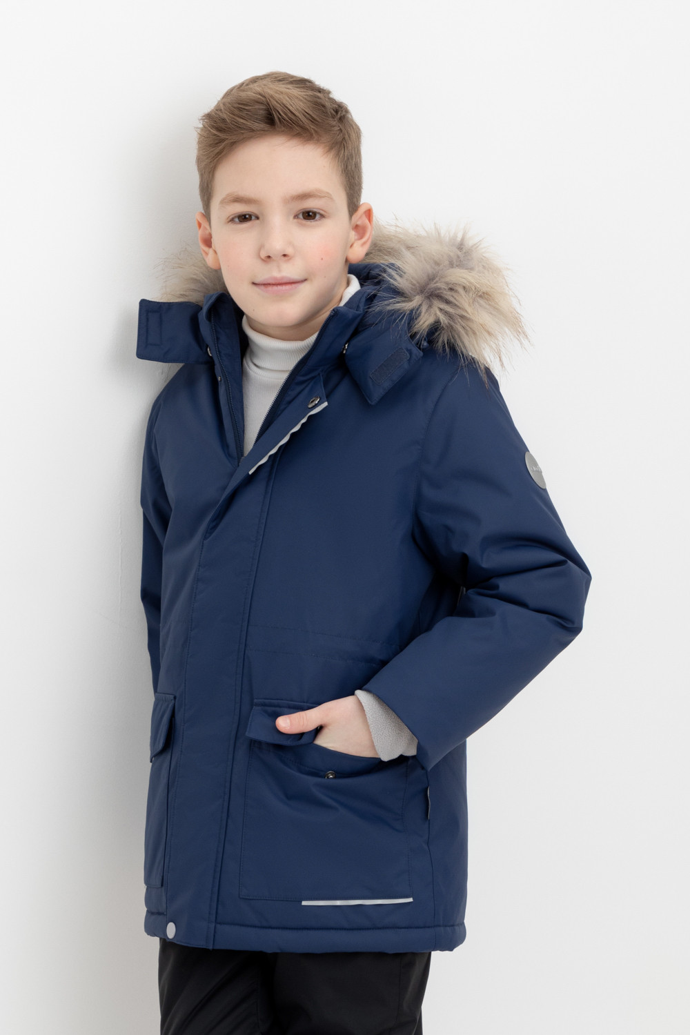 Куртки для мальчика, артикул: ВК 36103/4 ГР ( 98-122), цвет: синий, фото 5