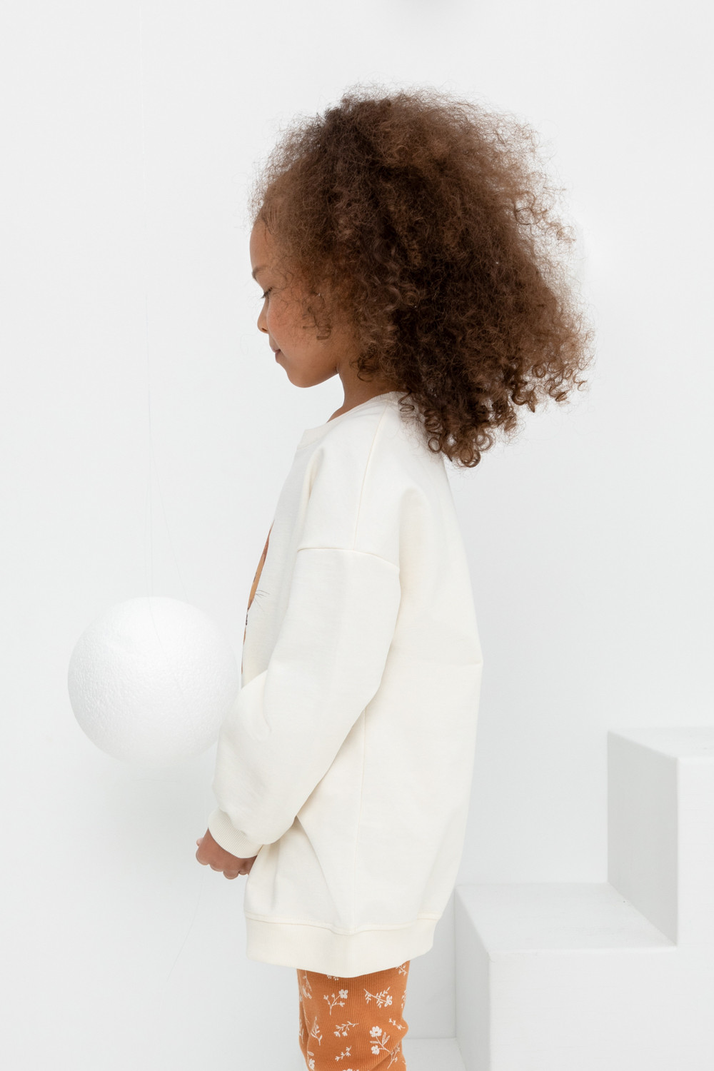 Джемпер для девочки, артикул: КР 302186, цвет: бежевый, фото 5