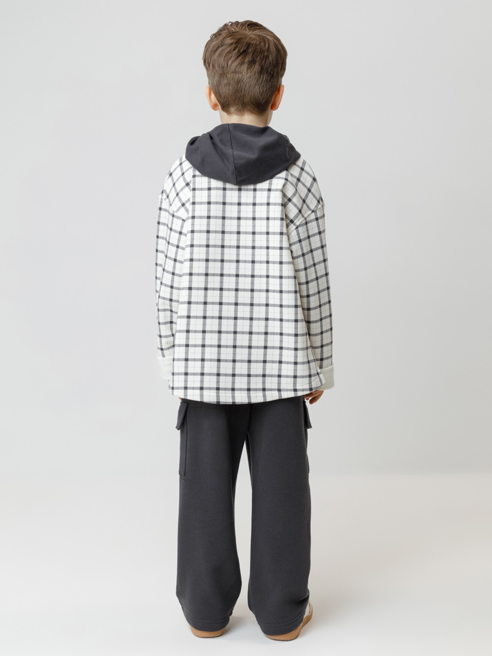 Брюки для мальчика, артикул: КР 400859, цвет: темно-серый, фото 5