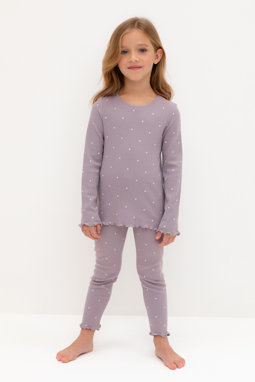 Пижама для девочки, артикул: К 1618, цвет: розовый, фото 5