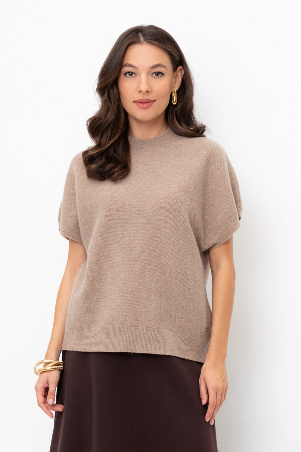 Джемперы женские для мам, артикул: ЕВ 30181/ш, цвет: бежевый, фото 5