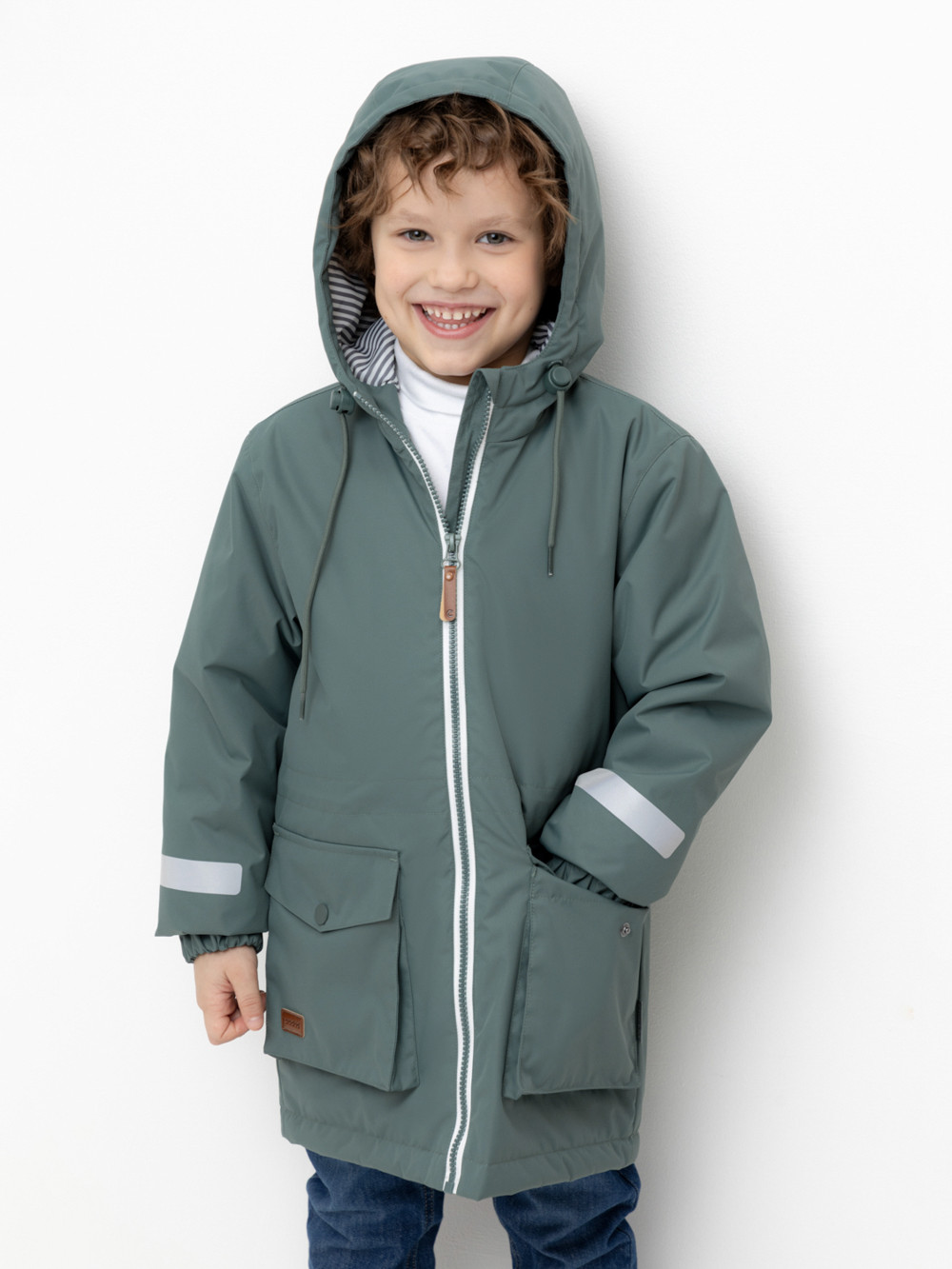 Куртки для мальчика, артикул: ВК 30147/3 УЗГ, цвет: зеленый, фото 5