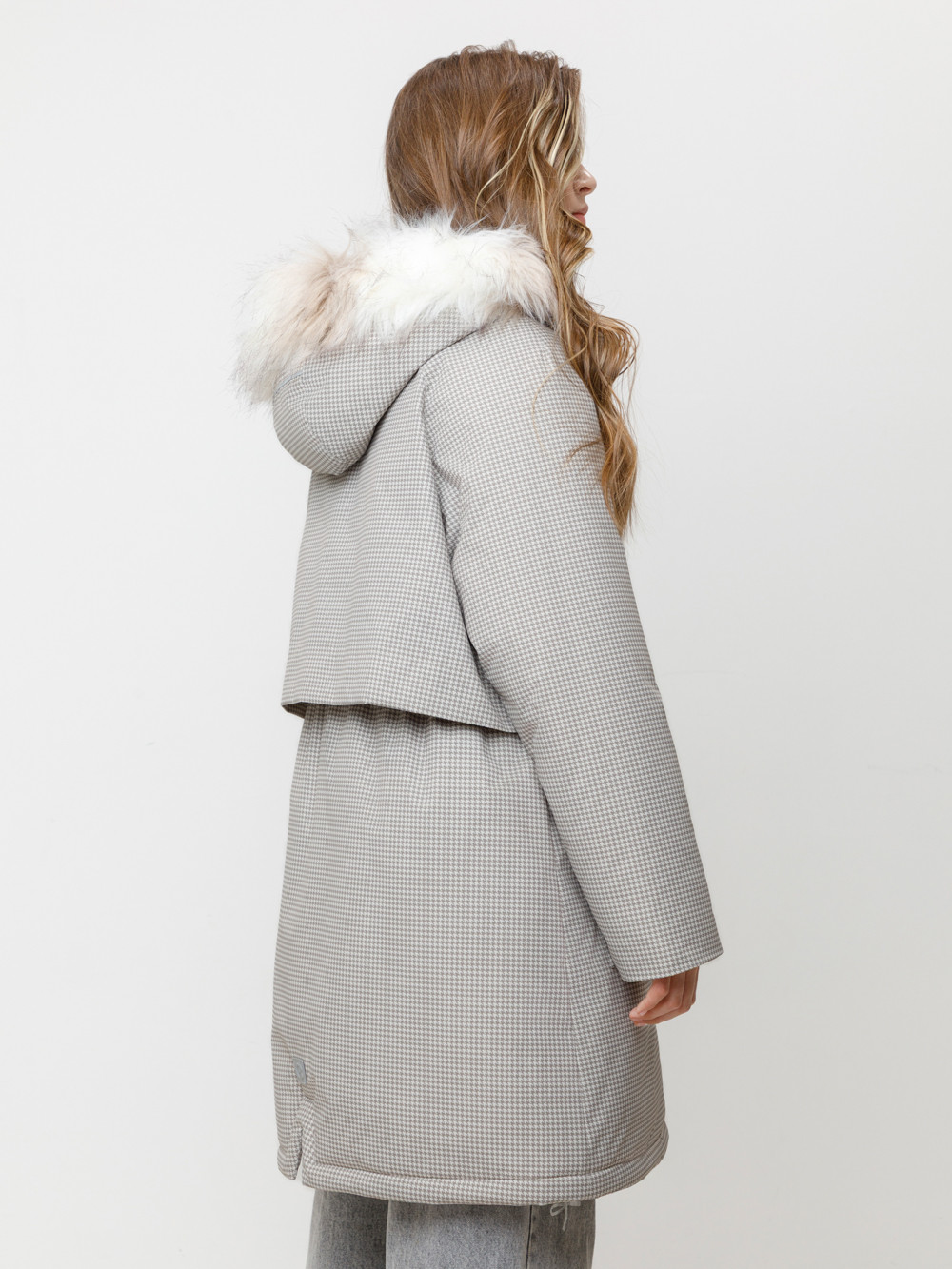 Куртка для девочки, артикул: ВК 38124/н/2 ГР, цвет: бежевый, фото 5