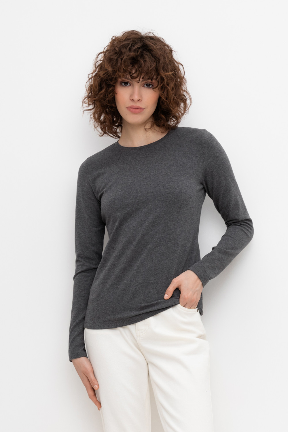 Джемперы женские для мам, артикул: ЕВТ 3263, цвет: темно-серый, фото 5