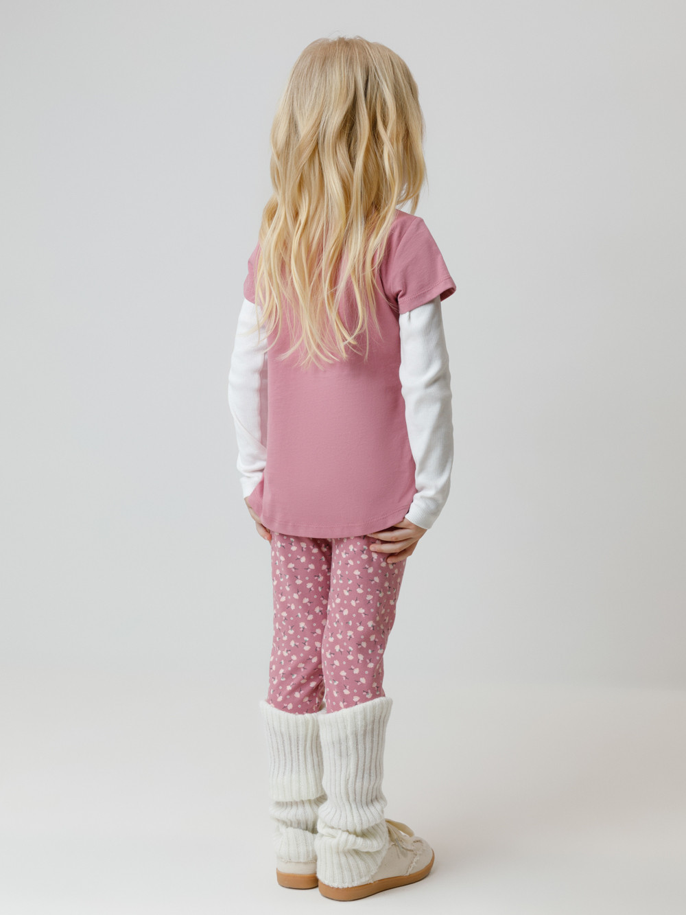 Лосины для девочки, артикул: КР 4074, цвет: розовый, фото 5