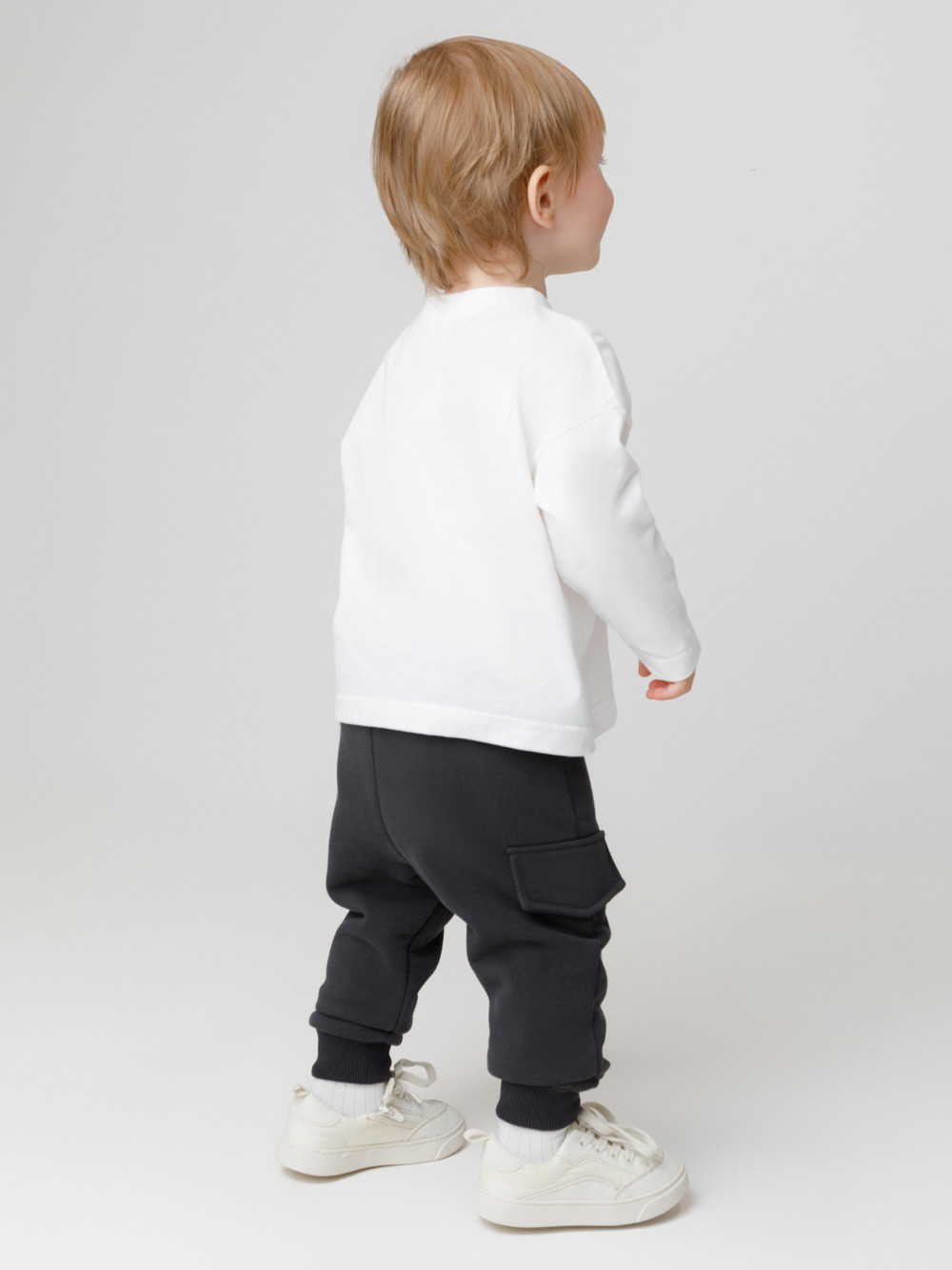 Брюки для мальчика, артикул: КР 400853, цвет: темно-серый, фото 5