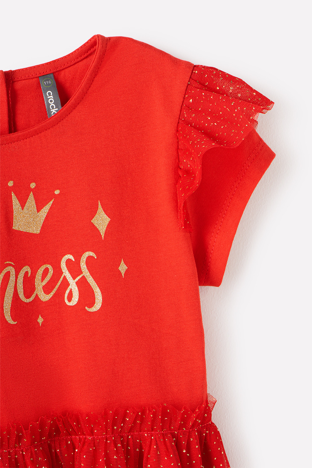Платье для девочки, артикул: К 5704, цвет: красный, фото 5