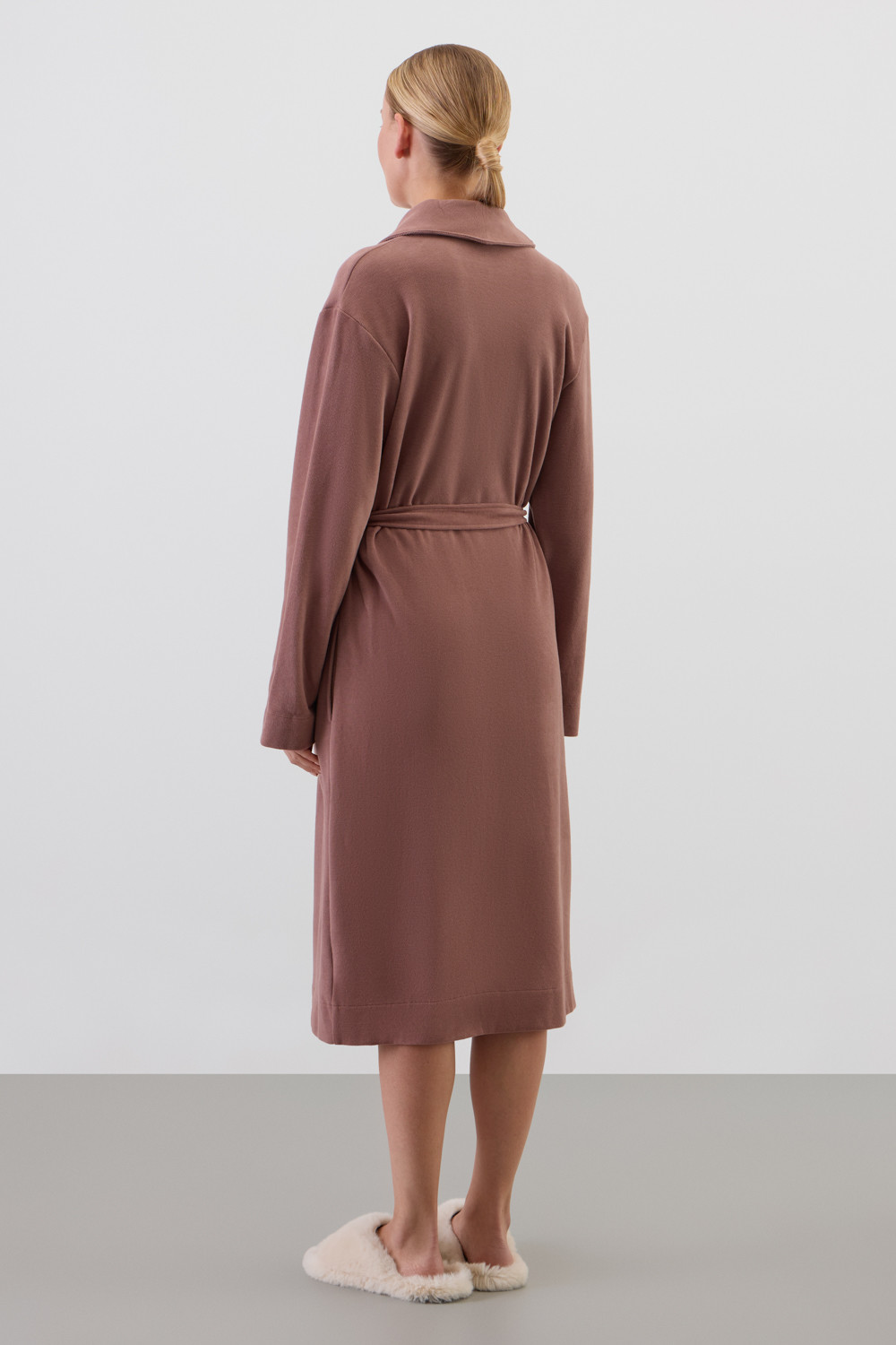 Халаты женские для мам, артикул: Е 50029, цвет: коричневый, фото 5