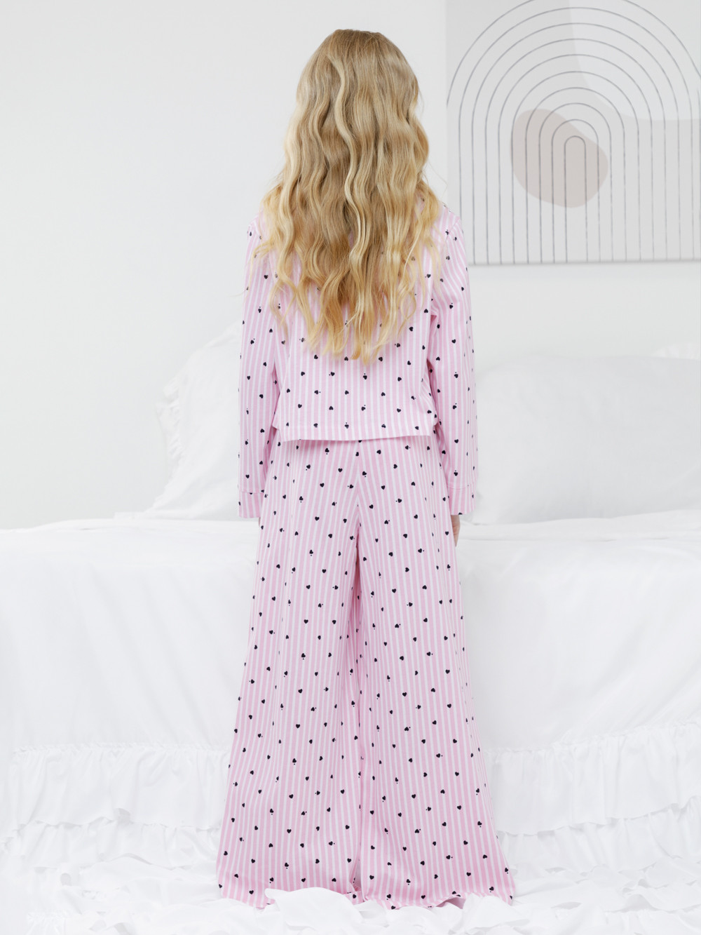 Пижама для девочки, артикул: МП 1668, цвет: розовый, фото 5