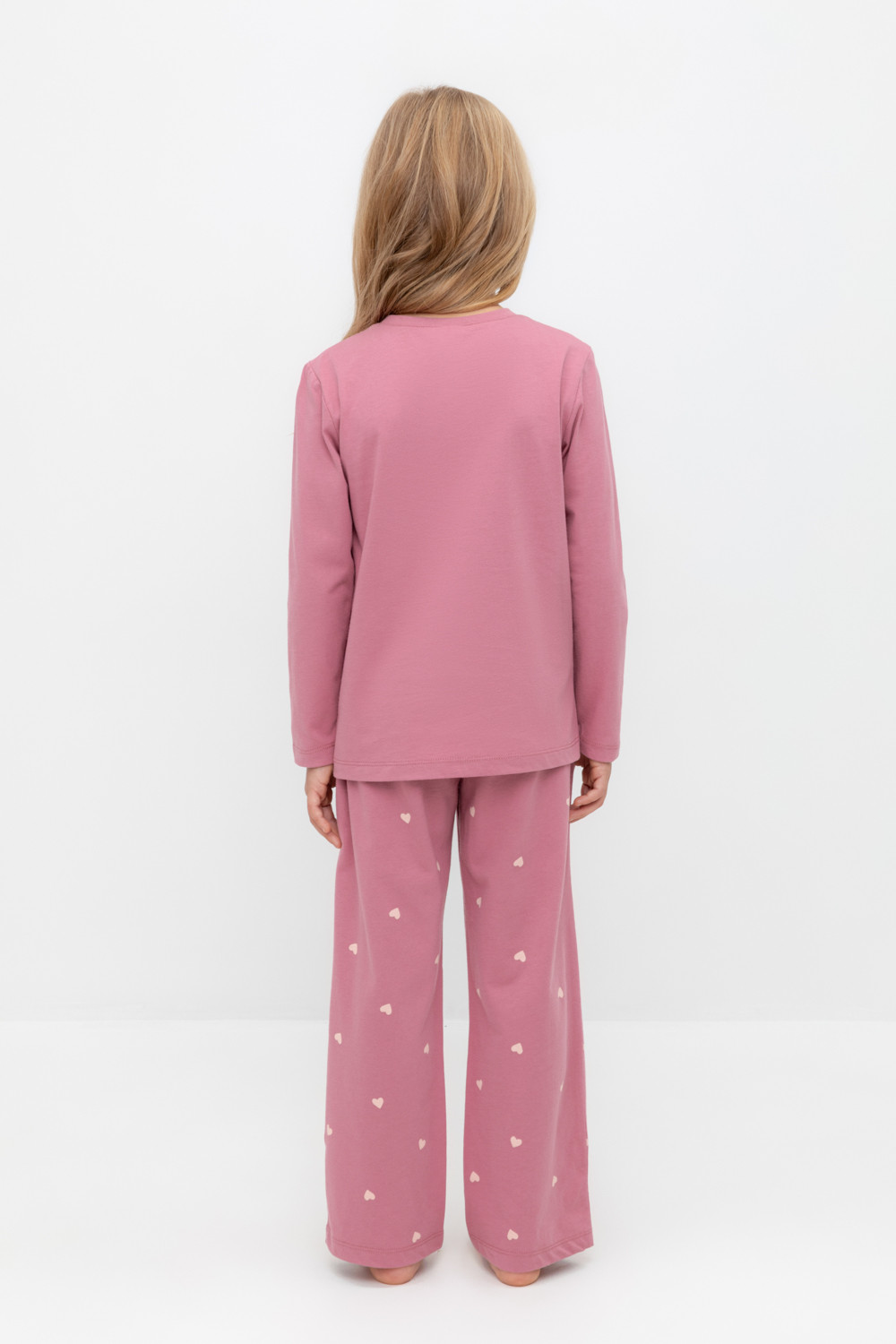 Пижама для девочки, артикул: К 1623, цвет: розовый, фото 5