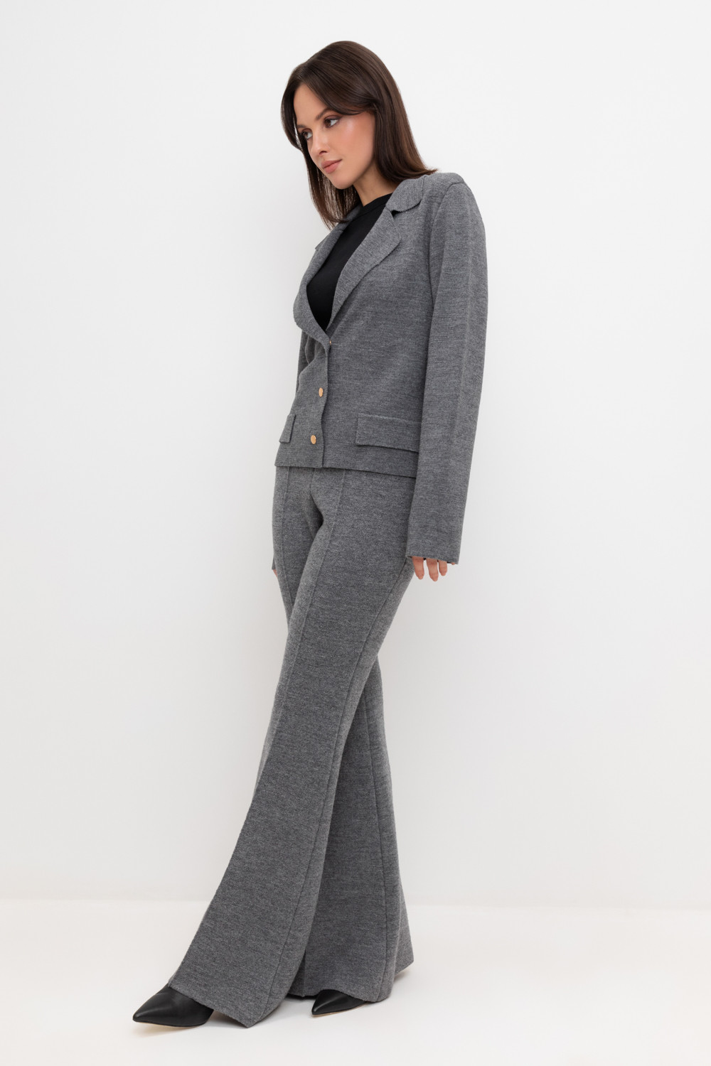 Брюки женские для мам, артикул: ЕВ 408/ш, цвет: серый, фото 5