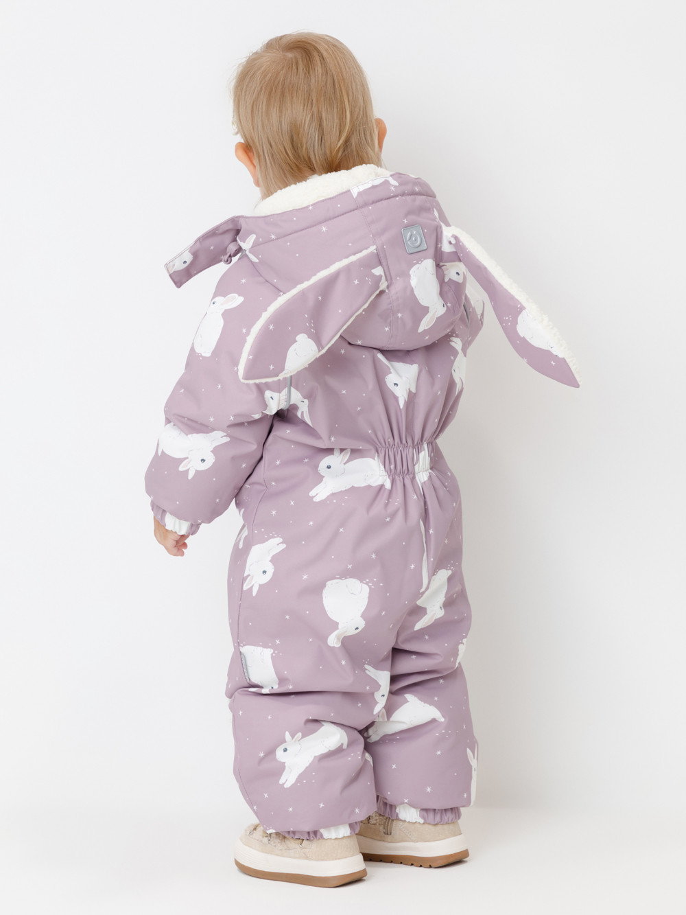 Комбинезоны утепленные для девочки, артикул: ВК 60131/н/1 УЗГ, цвет: розовый, фото 5
