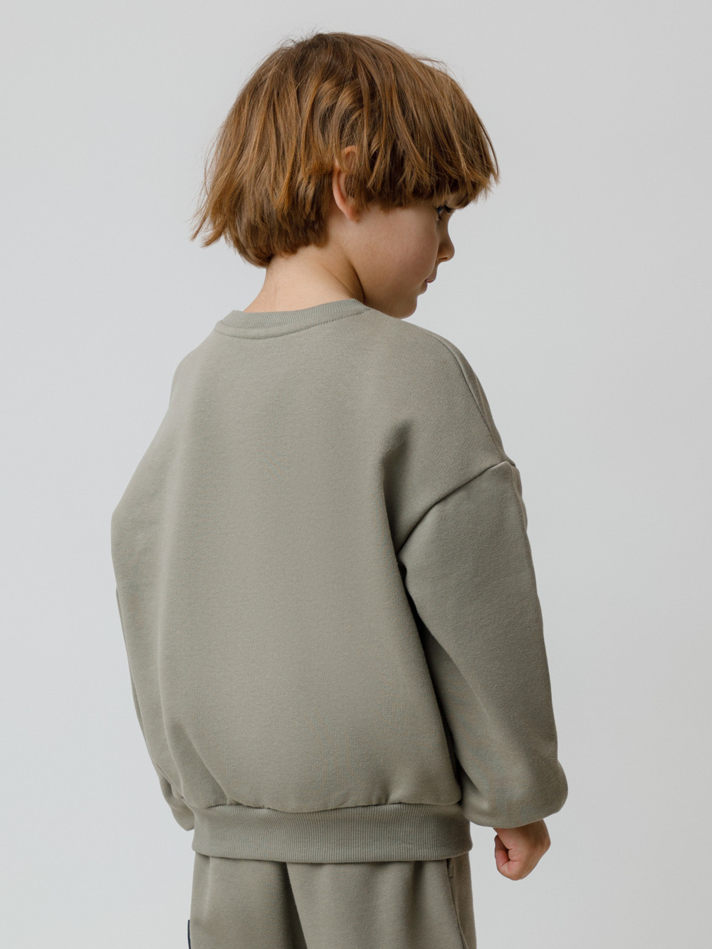 Свитшоты для мальчика, артикул: КР 302782, цвет: хаки, фото 5