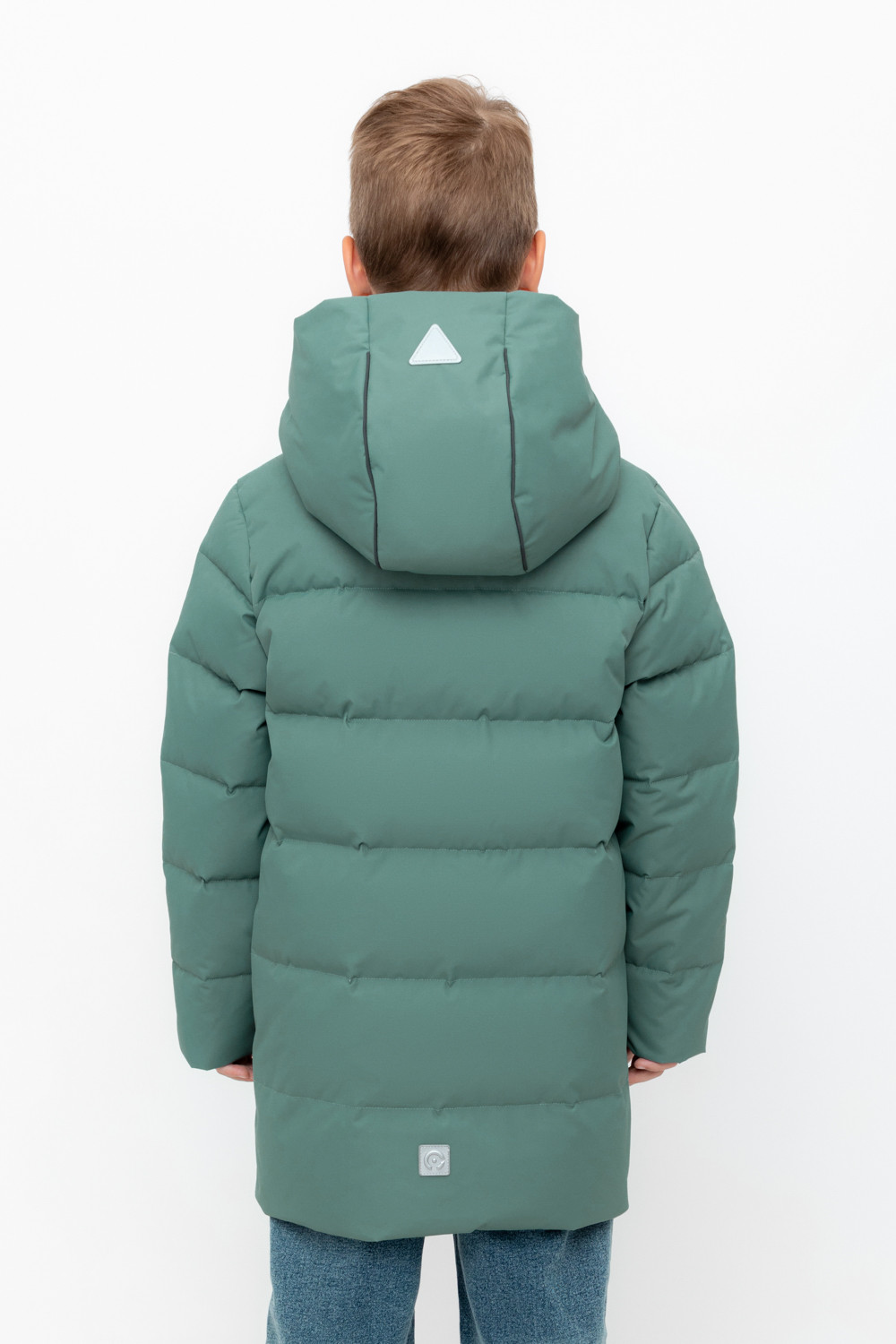 Пальто, плащи для мальчика, артикул: ВК 34070/5 УЗГ ( 98-122), цвет: зеленый, фото 5