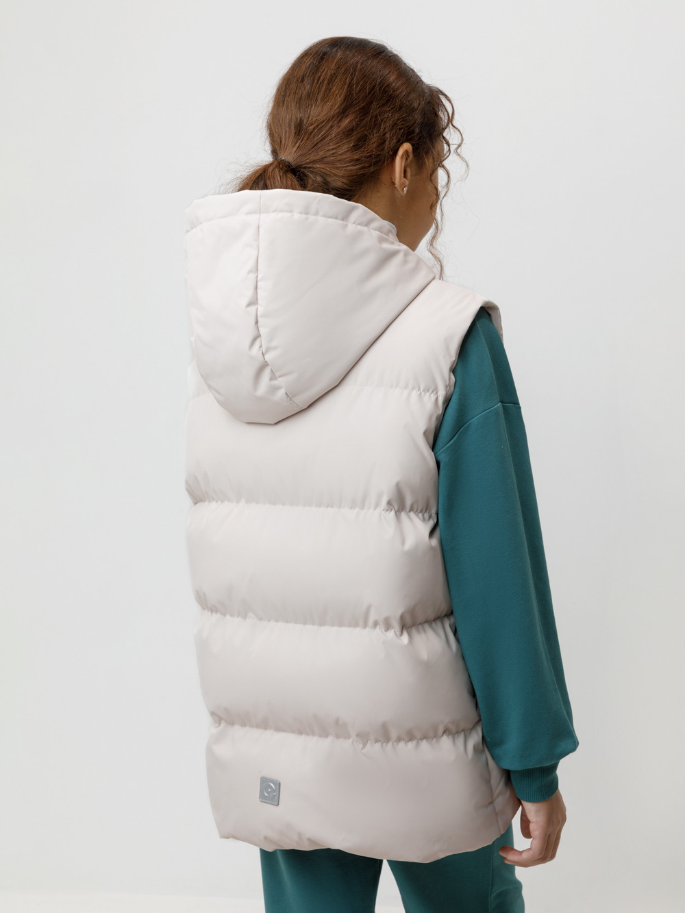 Жилет для девочки, артикул: ВК 35022/3 ГР (128-152), цвет: бежевый, фото 5