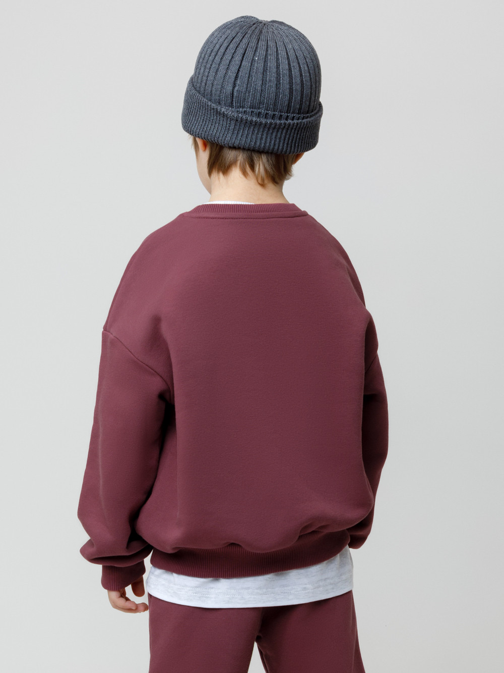 Свитшоты для мальчика, артикул: КР 302802, цвет: коричневый, фото 5