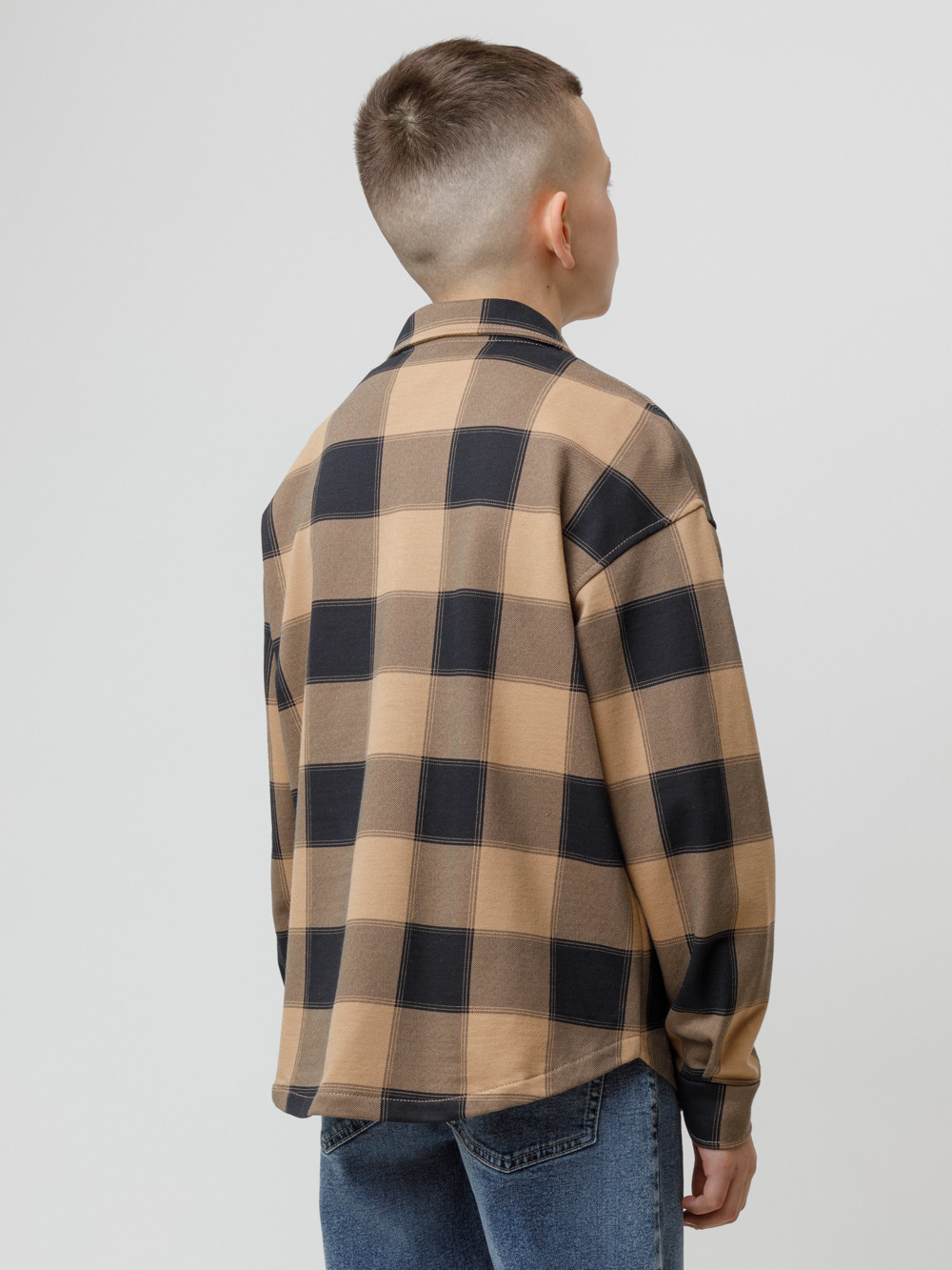 Рубашки для мальчика, артикул: КР 302538, цвет: коричневый, фото 5