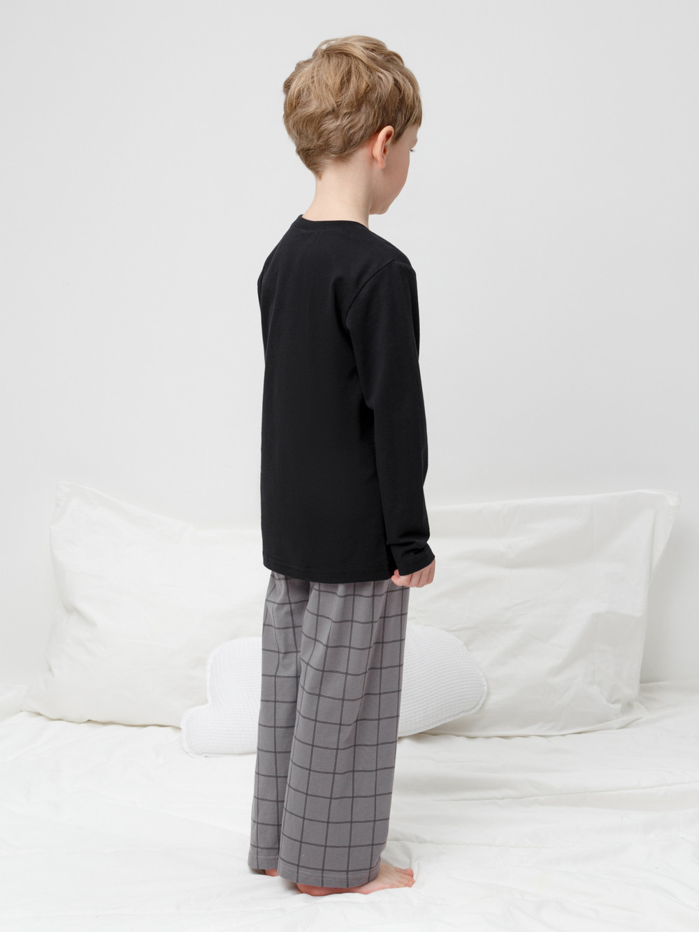 Пижама для мальчика, артикул: К 1600, цвет: черный3, фото 5
