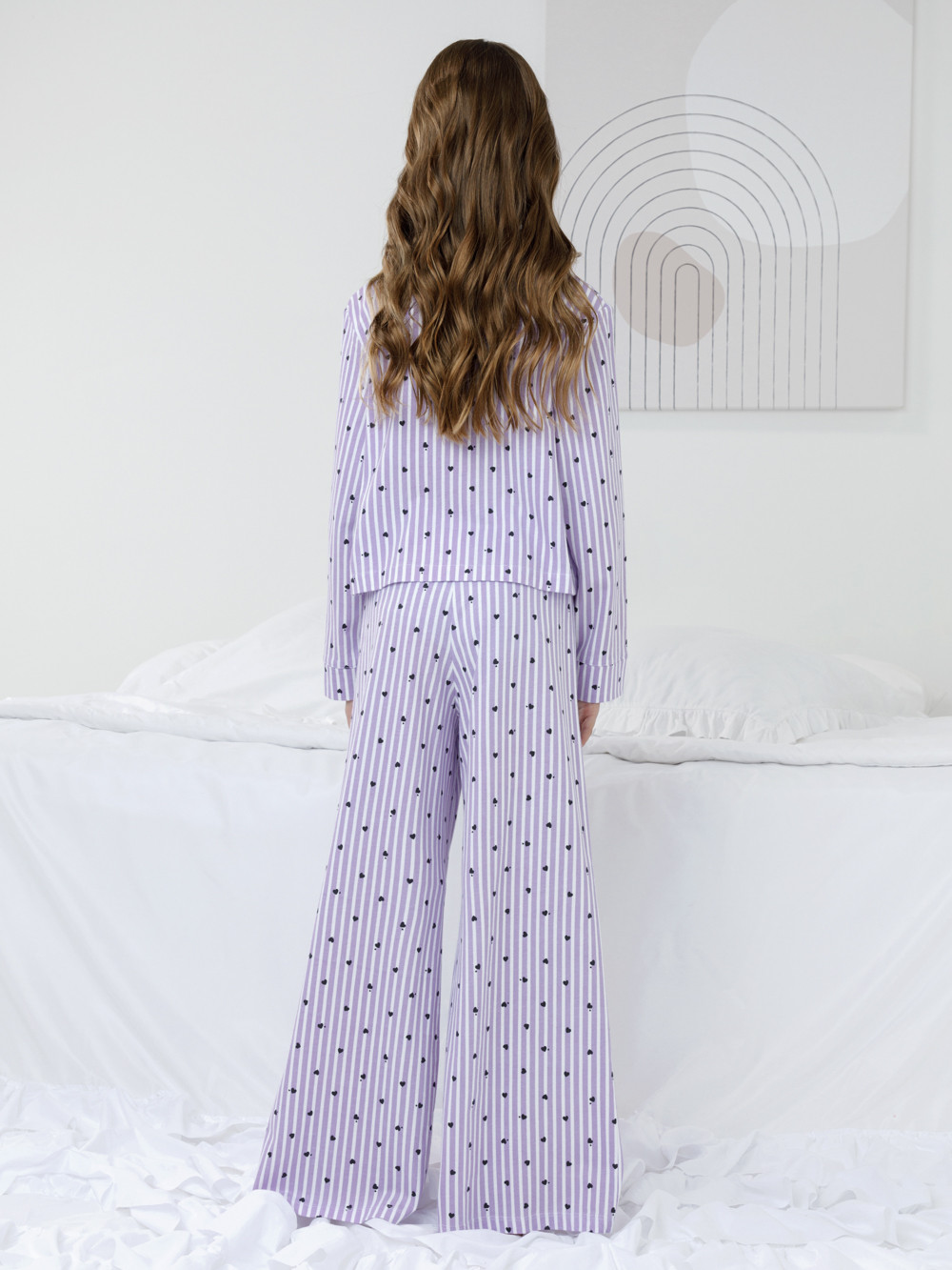 Пижама для девочки, артикул: МП 1668, цвет: фиолетовый, фото 5