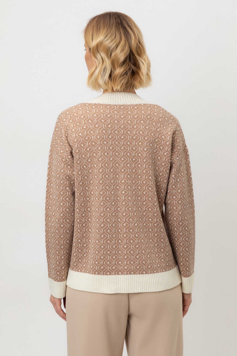 Жакеты, куртки женские для мам, артикул: ЕВ 30188/ш, цвет: бежевый, фото 5