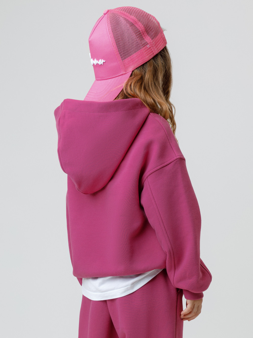 Худи для девочки, артикул: КР 302815, цвет: бордовый, фото 5