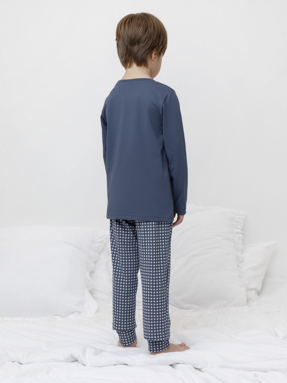 Пижама для мальчика, артикул: К 1606, цвет: синий, фото 5