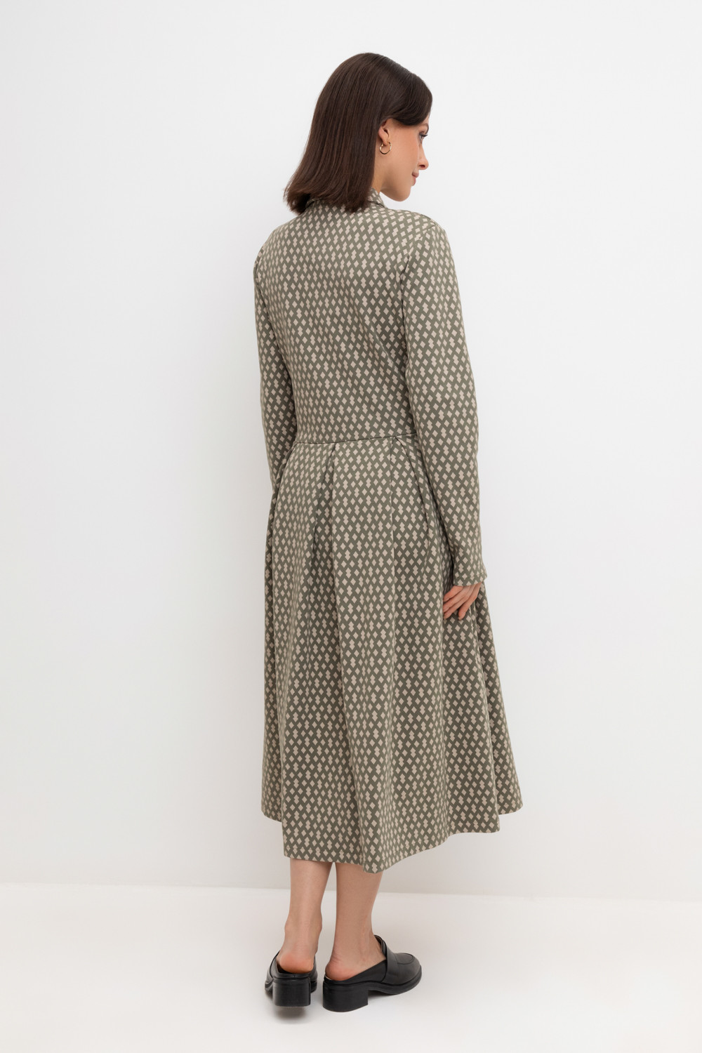 Платья женские для мам, артикул: ЕВТ 5055, цвет: зеленый, фото 5