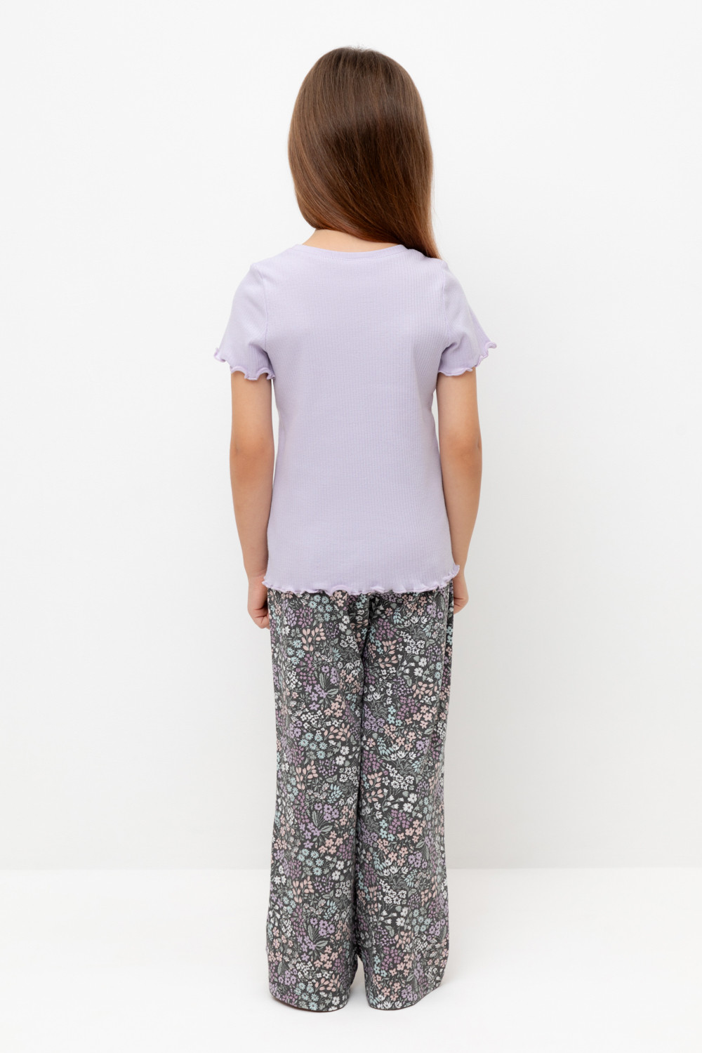 Пижама для девочки, артикул: К 1636, цвет: фиолетовый, фото 5
