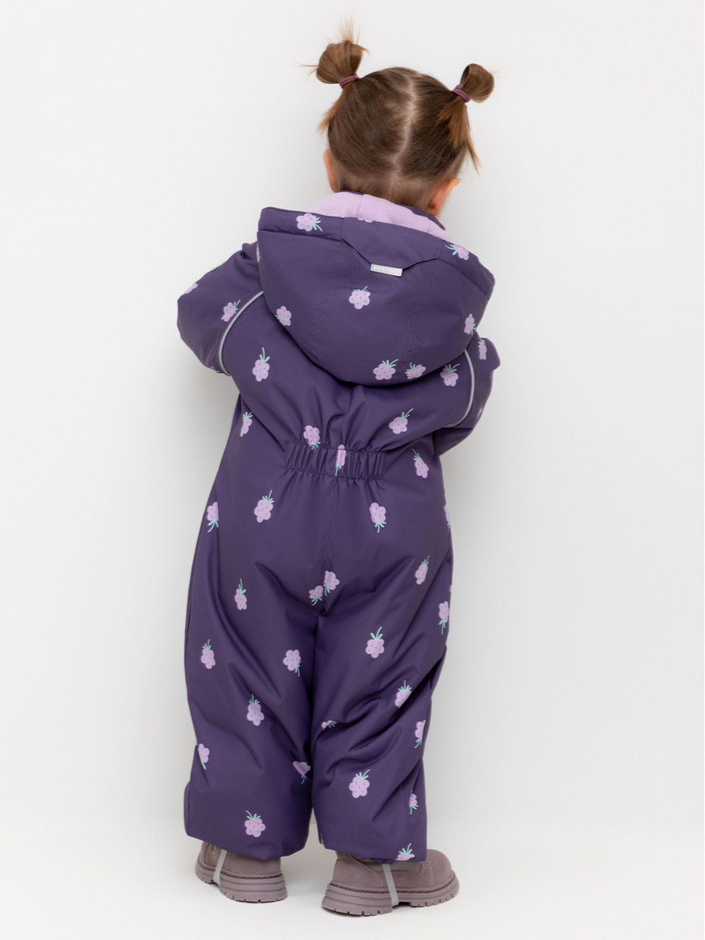Комбинезоны утепленные для девочки, артикул: ВК 60085/н/53 Ал, цвет: фиолетовый, фото 5
