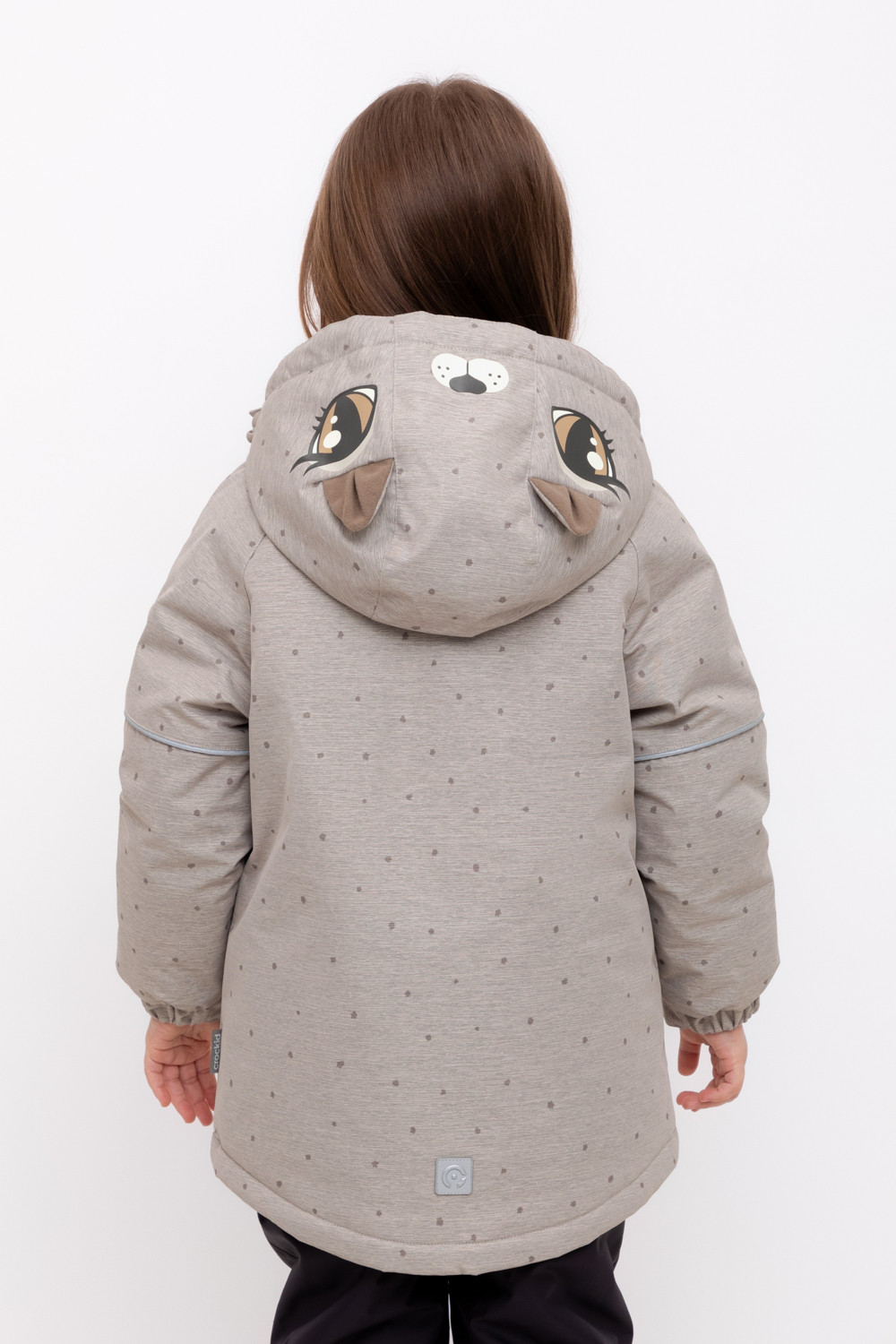 Куртка для девочки, артикул: ВК 38114/н/1 ГР, цвет: светло-бежевый, фото 5