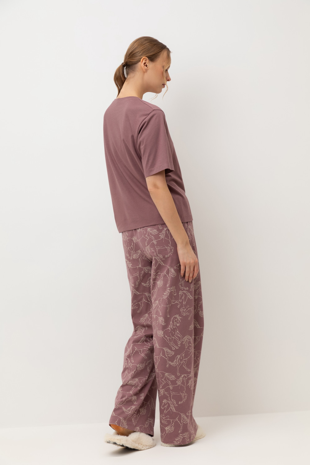 Комплекты для дома для мам, артикул: Е 20185, цвет: бордовый, фото 5