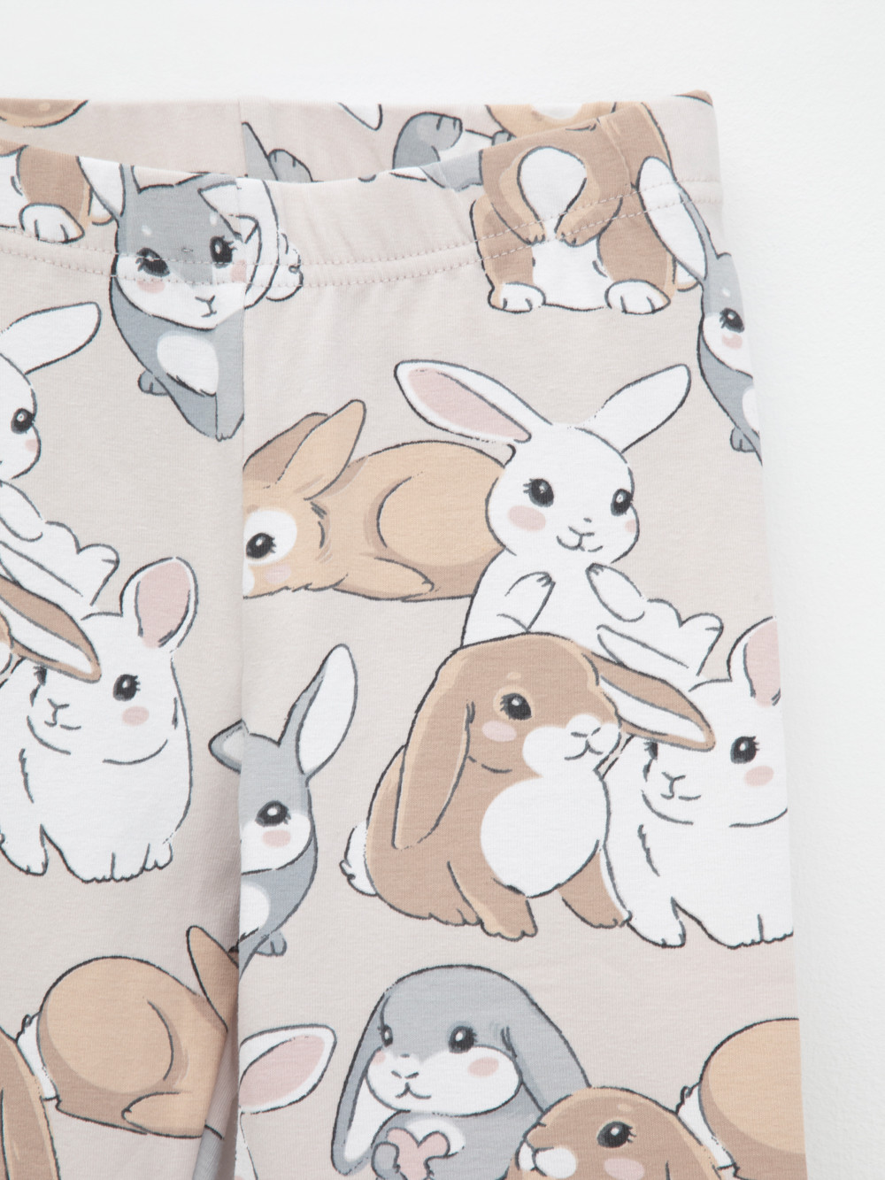 Лосины для девочки, артикул: КР 4074, цвет: бежевый, фото 5