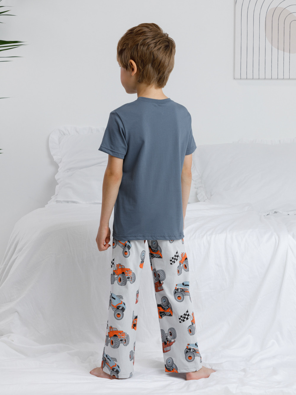 Пижама для мальчика, артикул: К 1599, цвет: синий, фото 4