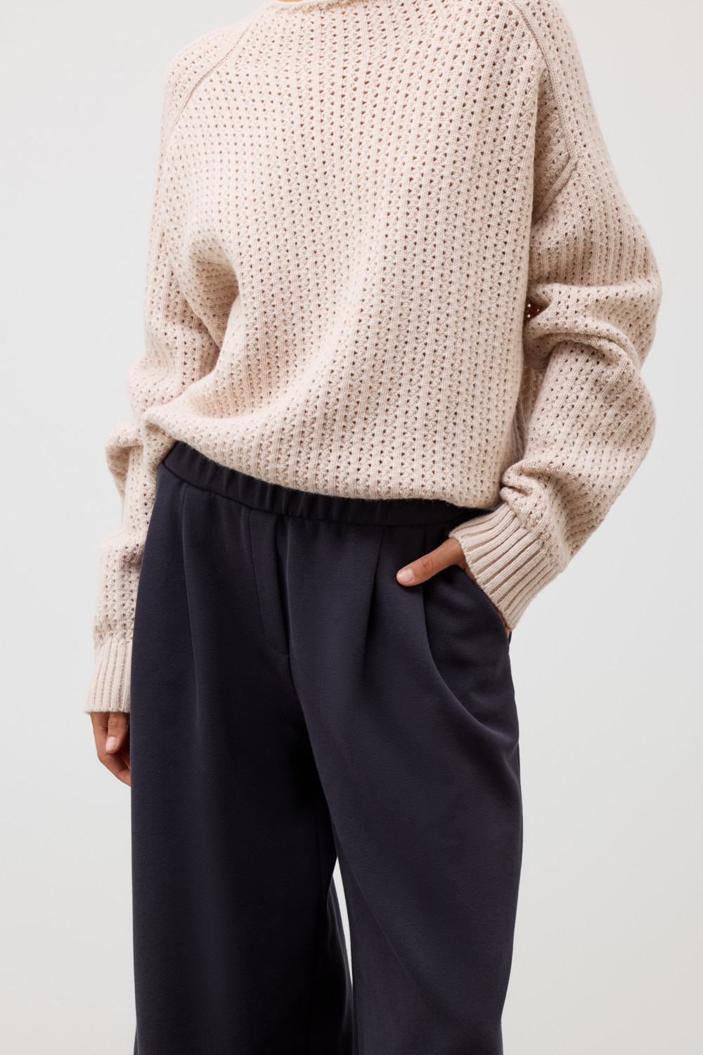 Брюки женские для мам, артикул: ЕВТ 4163, цвет: синий, фото 5