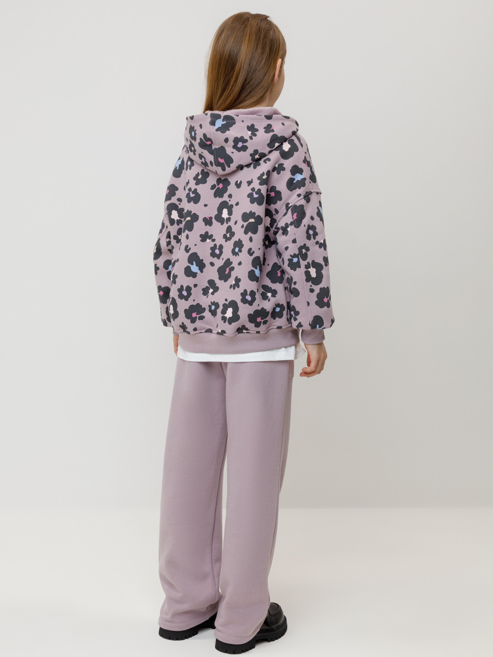 Брюки для девочки, артикул: КР 400844, цвет: фиолетовый, фото 5