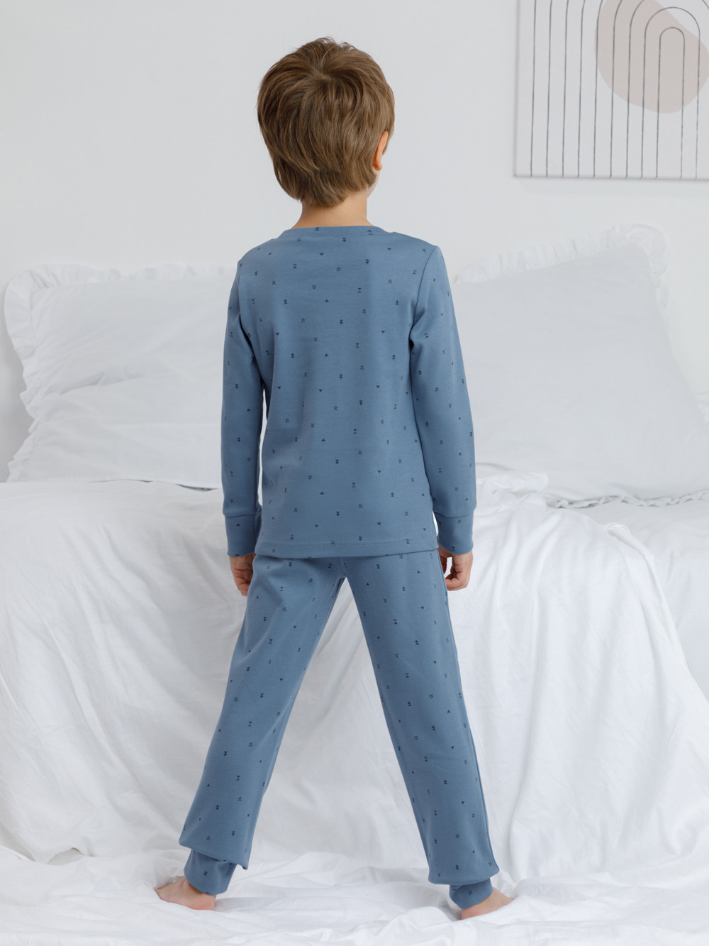 Пижама для мальчика, артикул: К 1621, цвет: синий, фото 5