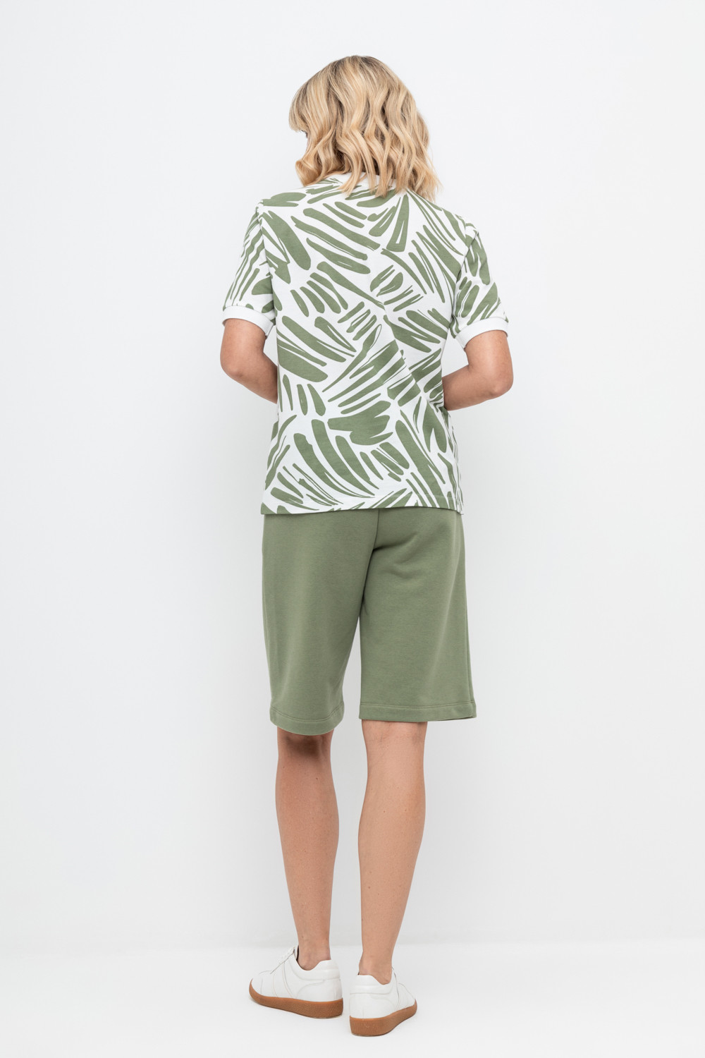 Шорты женские для мам, артикул: ЕВТ 4095, цвет: хаки, фото 5