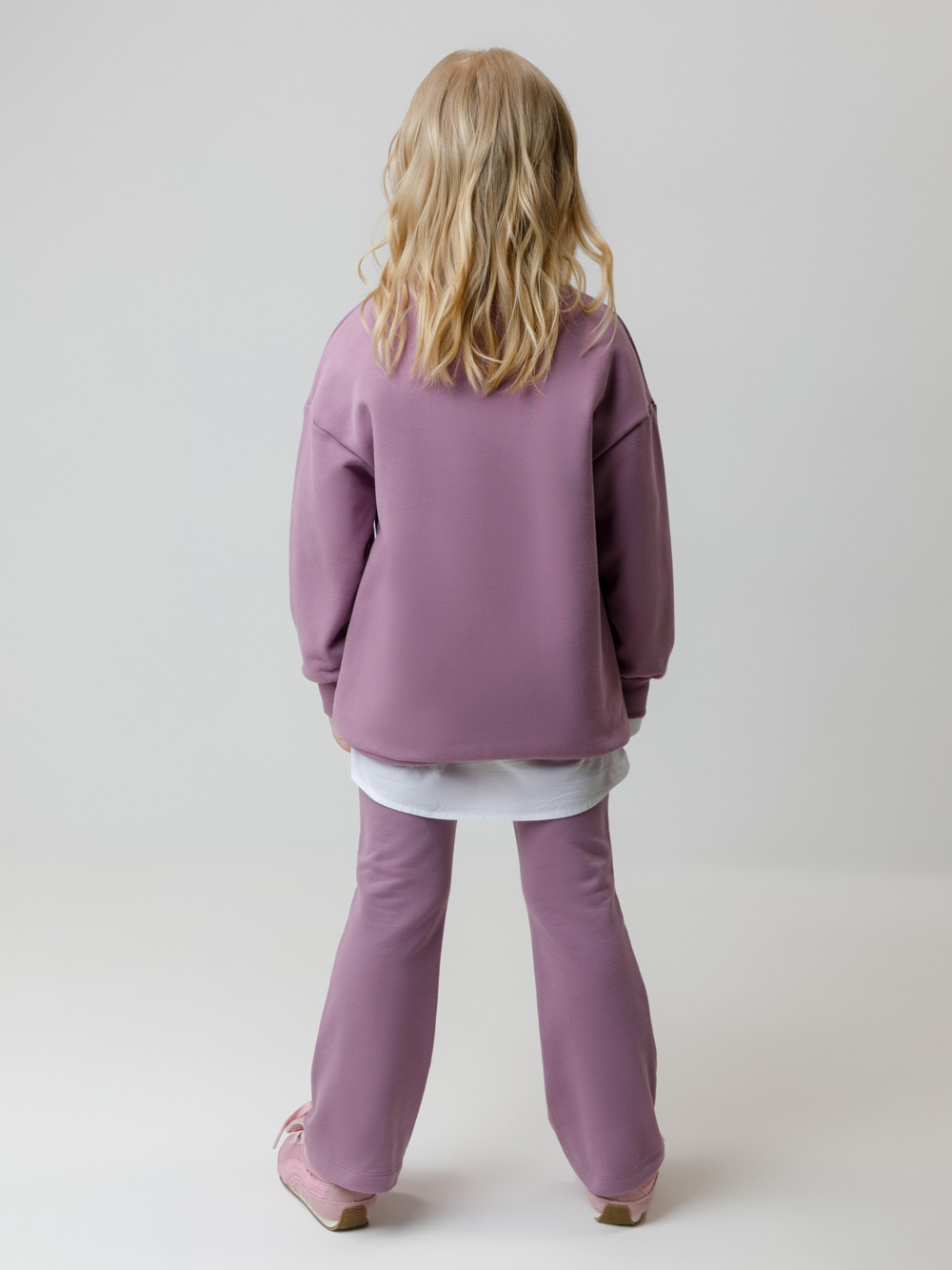 Брюки для девочки, артикул: КР 400871, цвет: фиолетовый, фото 5