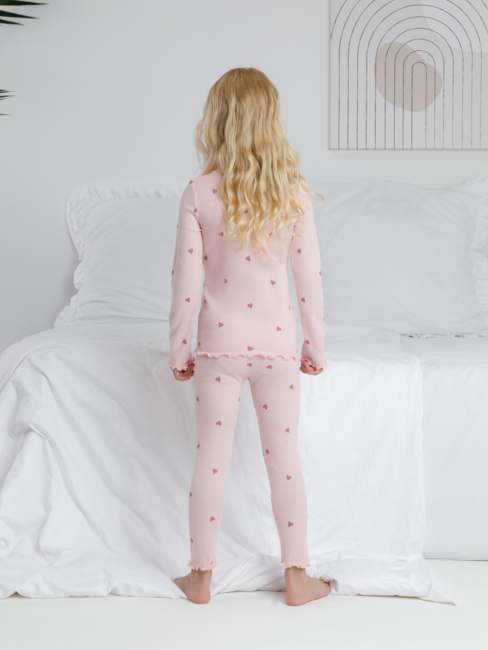 Пижама для девочки, артикул: К 1618, цвет: розовый, фото 5