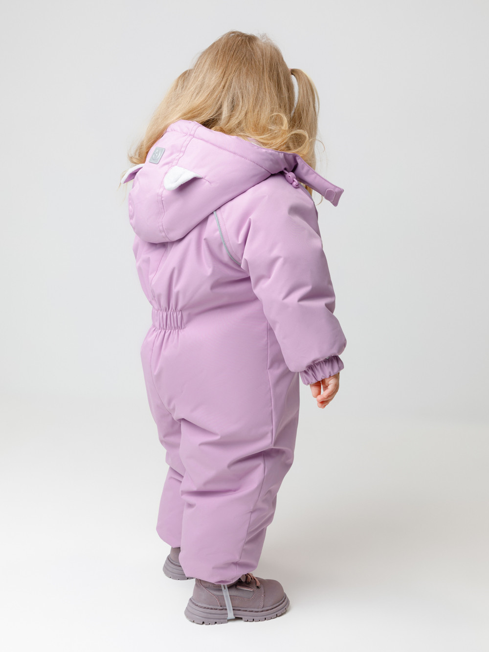 Комбинезоны утепленные для девочки, артикул: ВК 60132/1 УЗГ, цвет: фиолетовый, фото 5