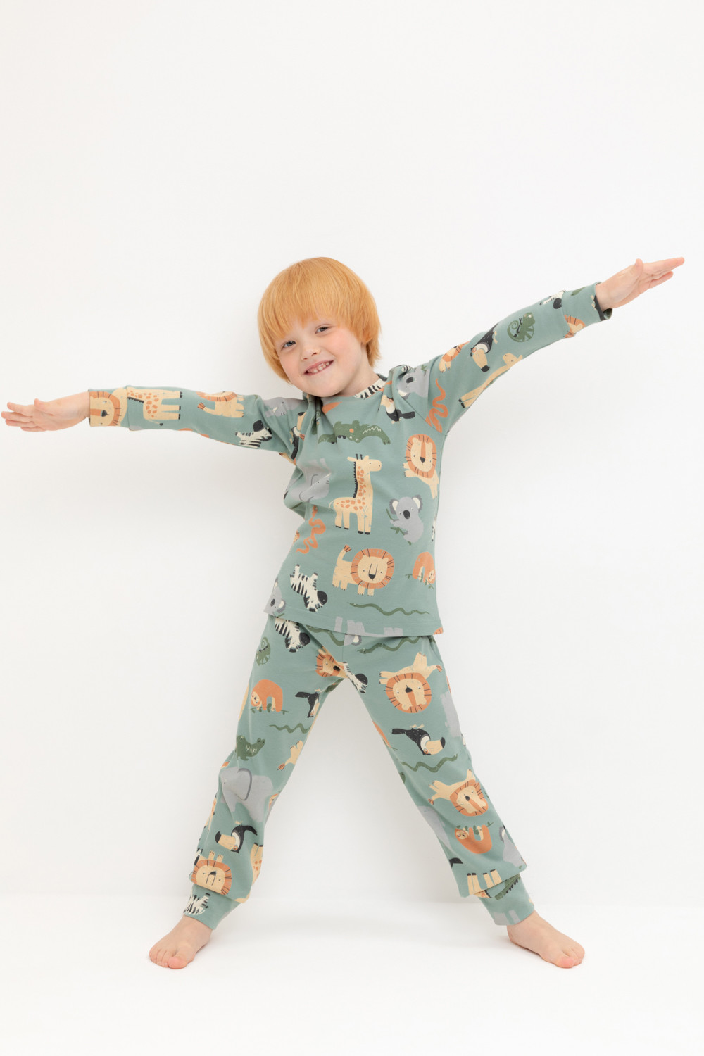 Пижама для мальчика, артикул: К 1552, цвет: минт, фото 5