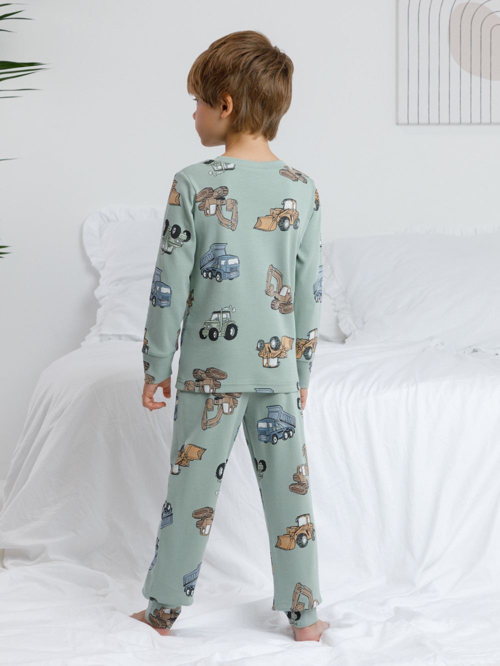 Пижама для мальчика, артикул: К 1552, цвет: минт, фото 5