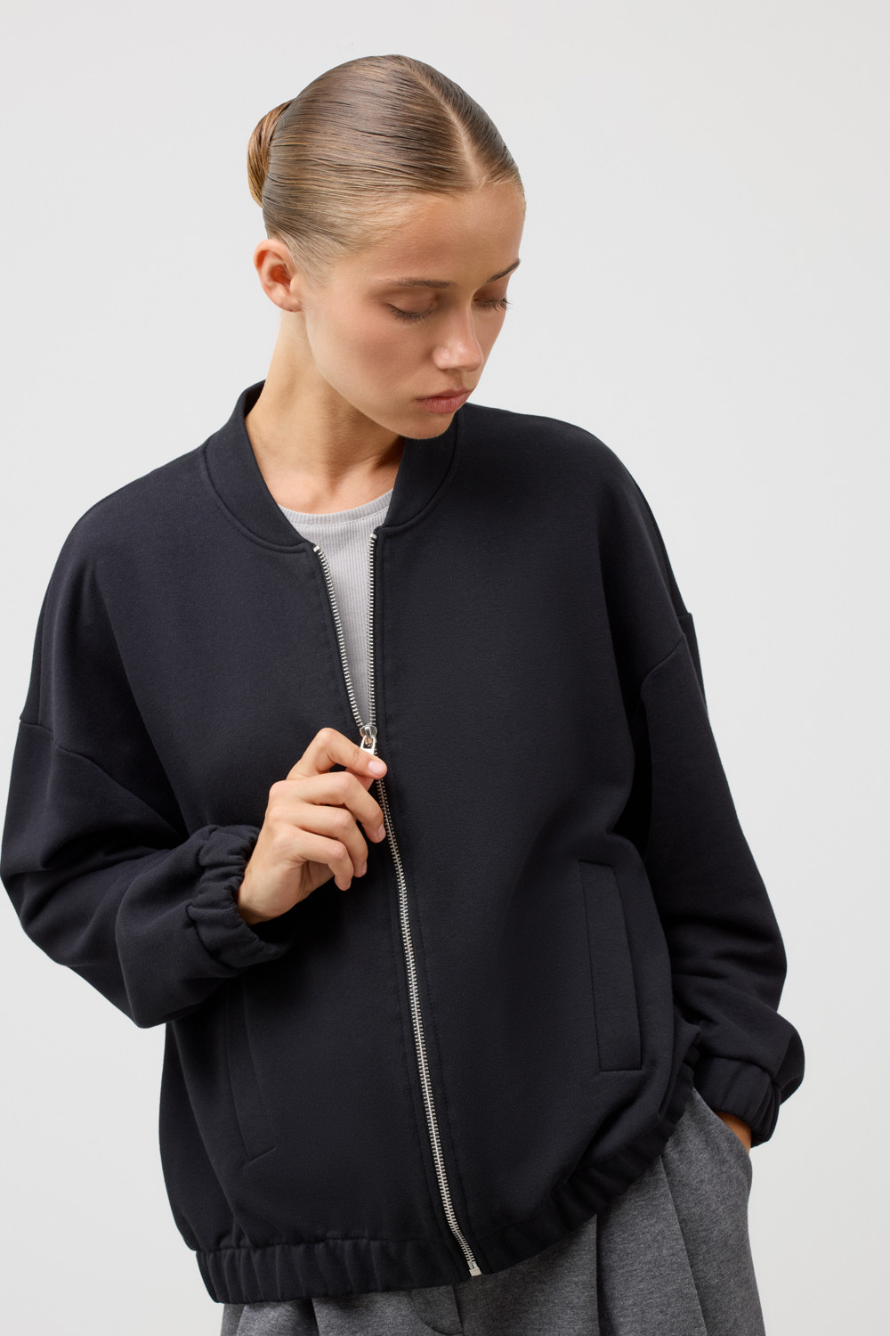 Жакеты, куртки женские для мам, артикул: ЕВТ 3327, цвет: черный, фото 5