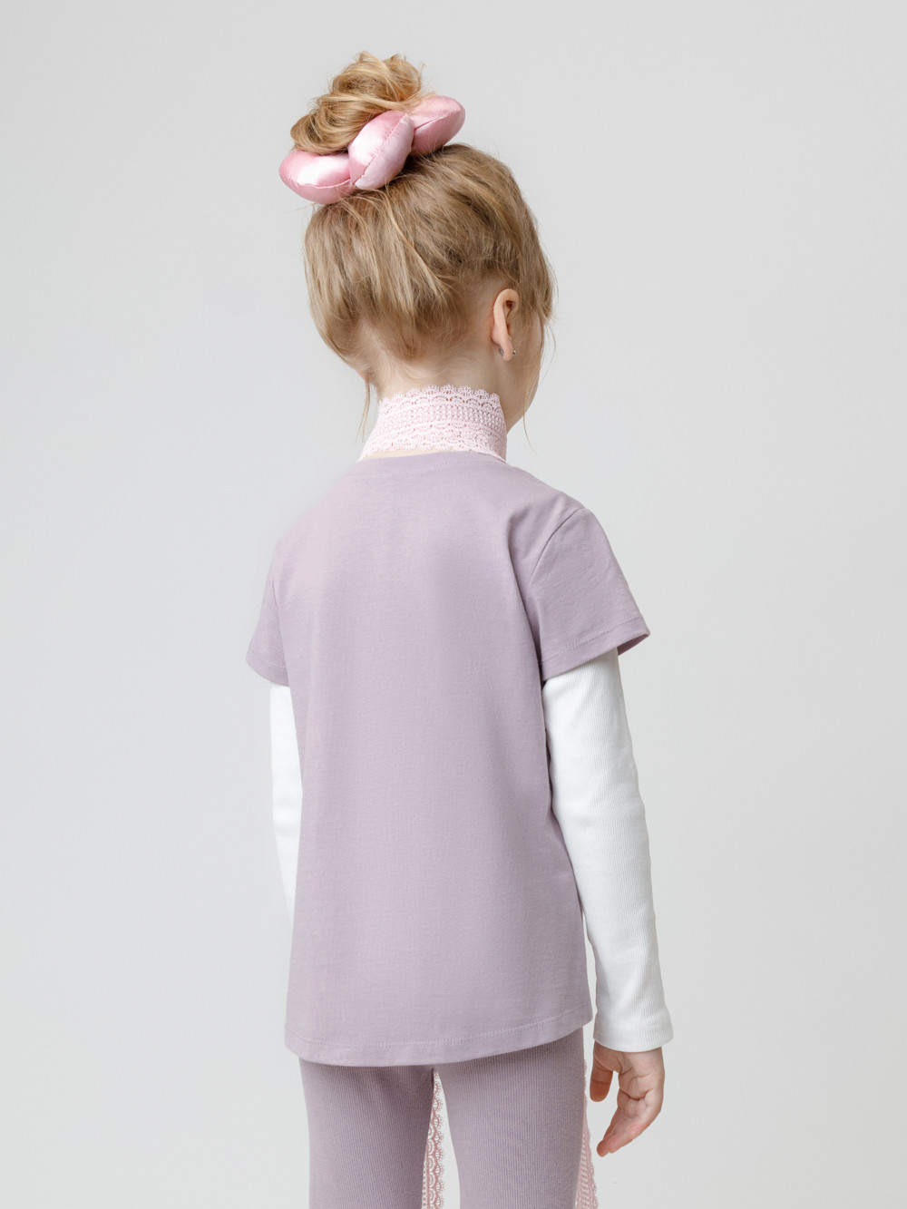 Футболка для девочки, артикул: КР 302808, цвет: розовый, фото 5