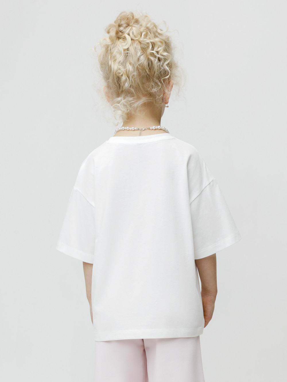 Футболка для девочки, артикул: КР 303033, цвет: сахар, фото 5