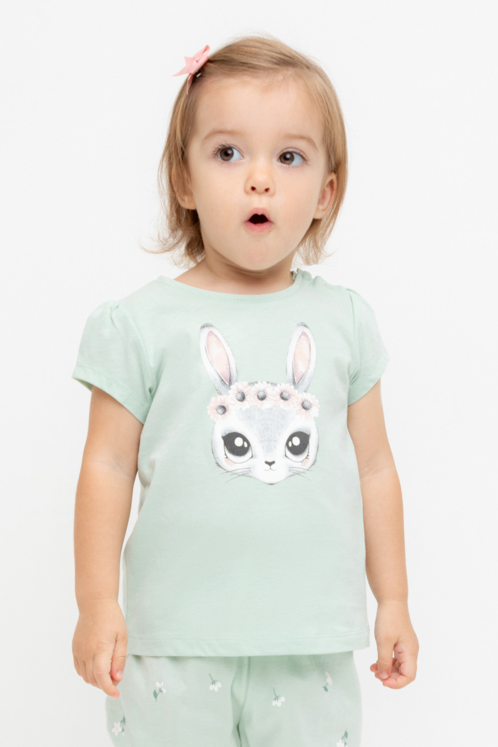 Футболка для девочки, артикул: КР 302702, цвет: зеленый, фото 5