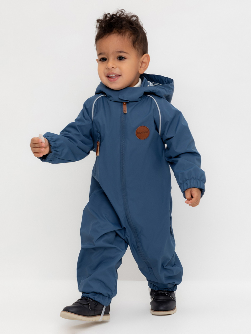 Комбинезоны утепленные для мальчика, артикул: ВК 60091/3 Ал, цвет: темно-синий, фото 5